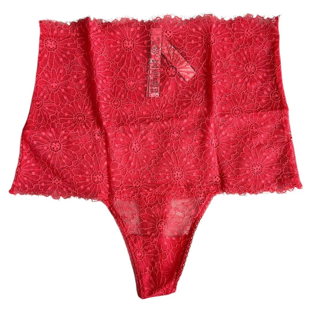 Victoria's Secret High-Rise Wild Watermelon Thong Panty, S